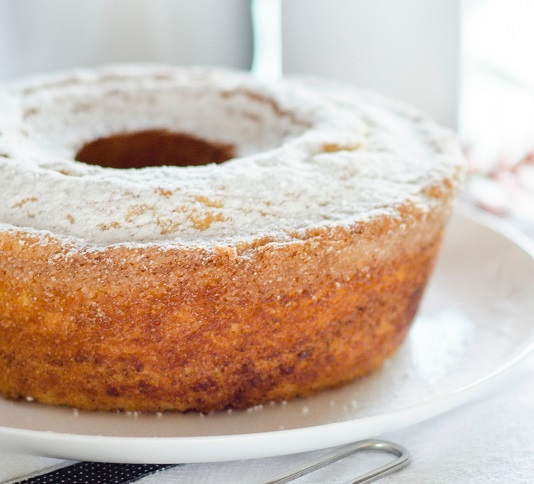 Bolo saudável laranja